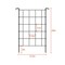 28pcs No Dig Garden Decorative Fence, Rustproof Metal Wire Garden Fence Border